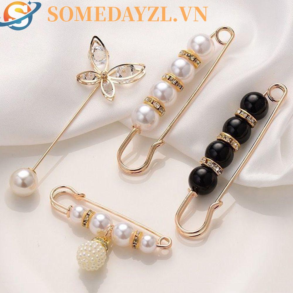 SOMEDAYZL Set 2 / 4 / 6 / 8 Ghim Cài Áo Thời Trang