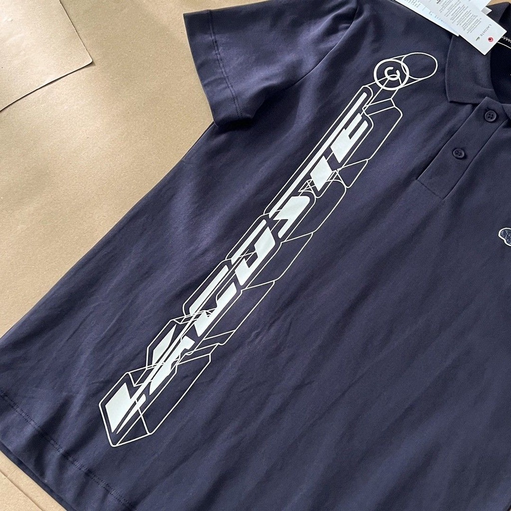 Áo Thun Polo Ngắn Tay Thêu Họa Tiết Thời Trang Mùa Hè Mới 2023 Cho Nam Nữ