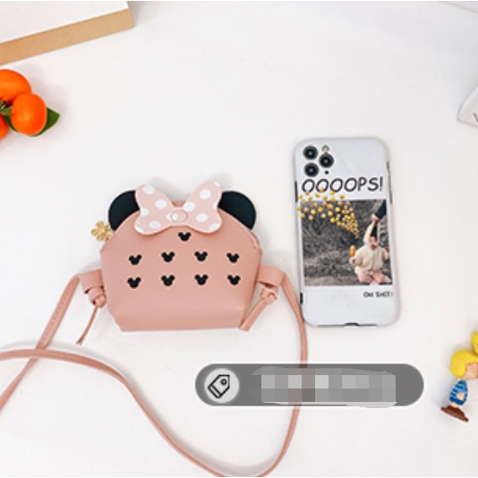 Disney Túi Đeo Chéo Hình Chuột mickey minnie Dễ Thương Cho Bé