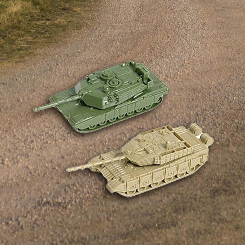 Bộ 2 Mô Hình Xe Tăng Tỉ Lệ 1 / 144 Tự Lắp Ráp Độc Đáo Cho Bé Trai