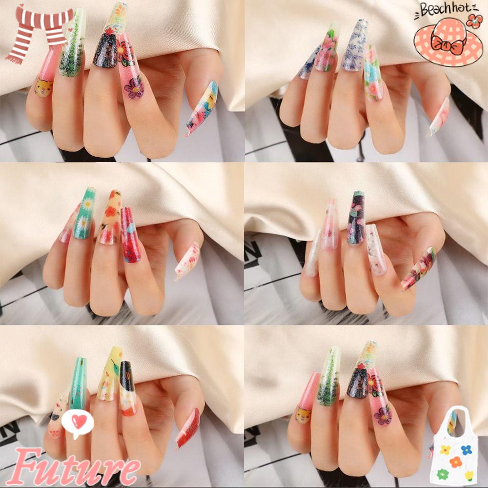 FUTURE Bộ 24 Móng Tay Giả Che Phủ Toàn Diện Dành Cho Nữ