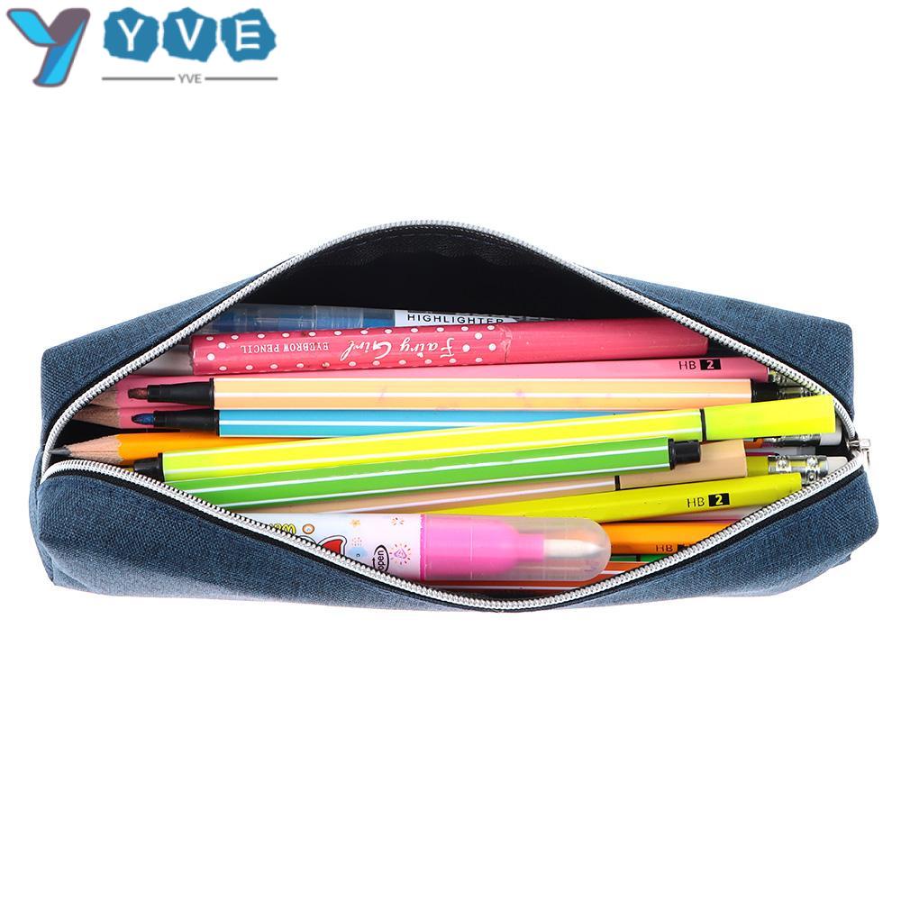 YVE Túi Đựng Bút Chì Cỡ Lớn Có Khóa Kéo Tiện Dụng