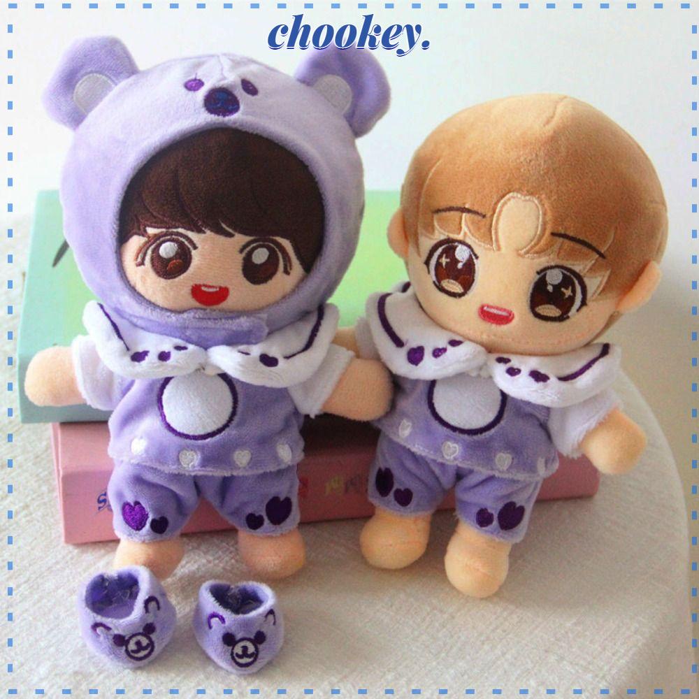 CHOOKEY Quần Áo 20cm Dành Cho Búp Bê 4 Kiểu Dáng Xinh Xắn