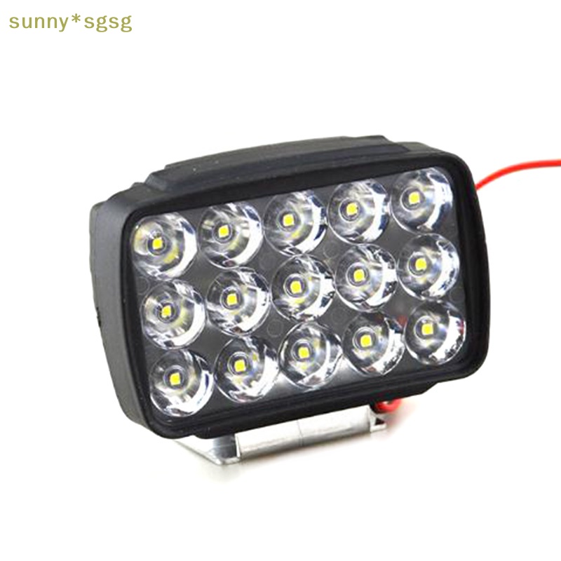 Nắng * SGSG xe máy Đèn pha ánh sáng tại chỗ 15 Led 1000lm MOTOS ATV UTV Scooter chiếu sáng mới