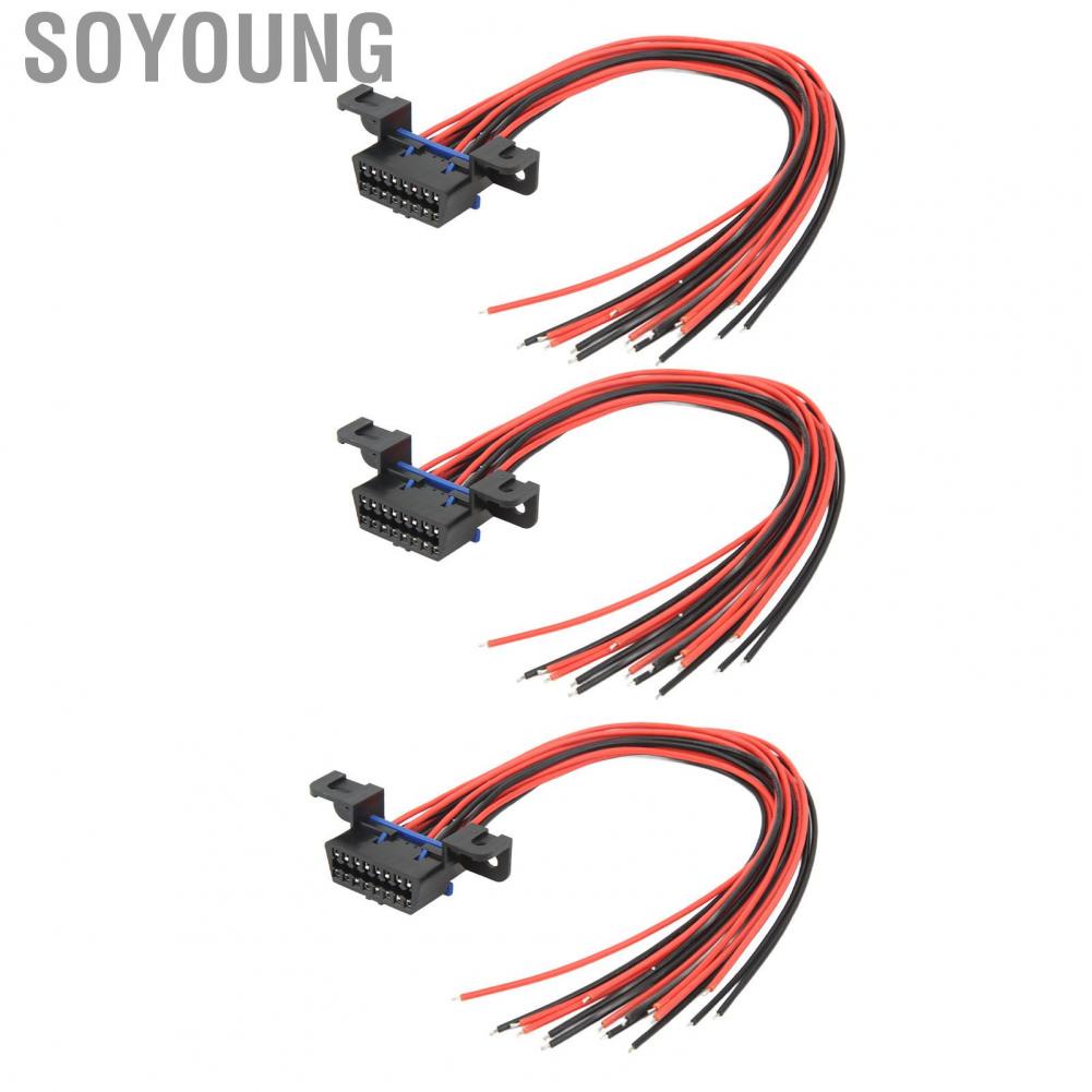 Soyoung OBD2 Cable Flexible Diagnostic Interface with 16Pin Female Connector for Auto Tool