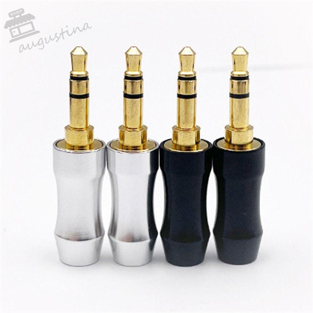 AUGUSTINA Giắc Cắm Chuyển Đổi 3.5mm Vỏ Hợp Kim Nhôm