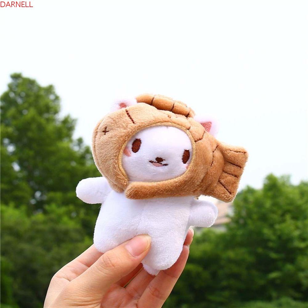 DARNELL Móc Khóa Búp Bê Nhồi Bông Mềm Mại Đáng Yêu