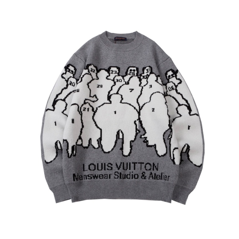 Áo Sweater Cổ Tròn Họa Tiết Jacquard Thời Trang L333V-Stu-Stu-dio - Jac-qu-Ad Ol67R