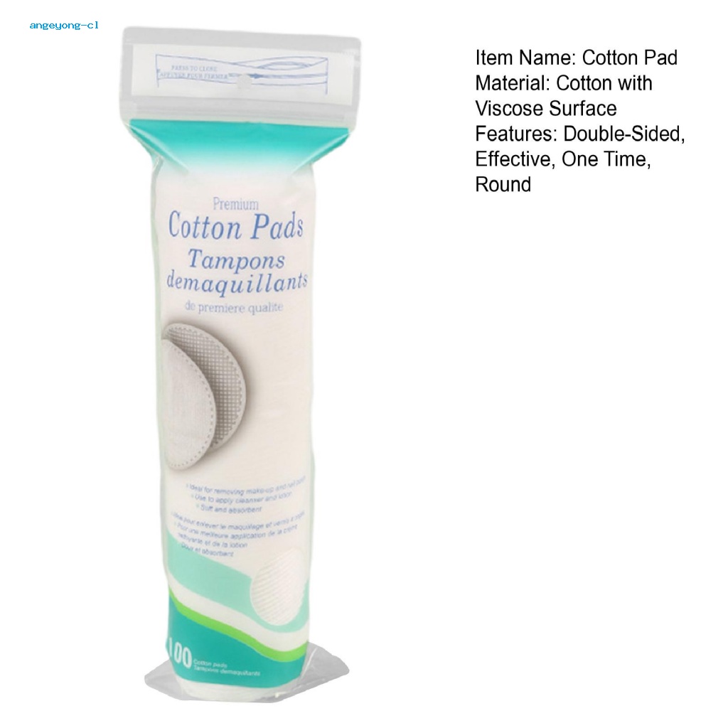 Bộ 120 Bông Tẩy Trang Hai Mặt Hiệu Quả Nhẹ Nhàng Cho Mặt Và Mắt