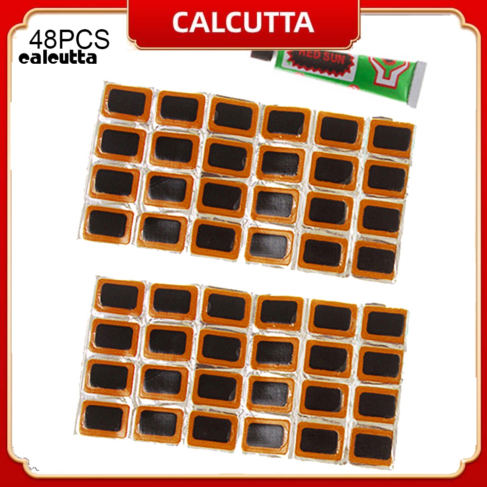 Bộ Dụng Cụ Vá Lốp Xe Đạp Hình Vuông Bằng Cao Su Tiện Dụng