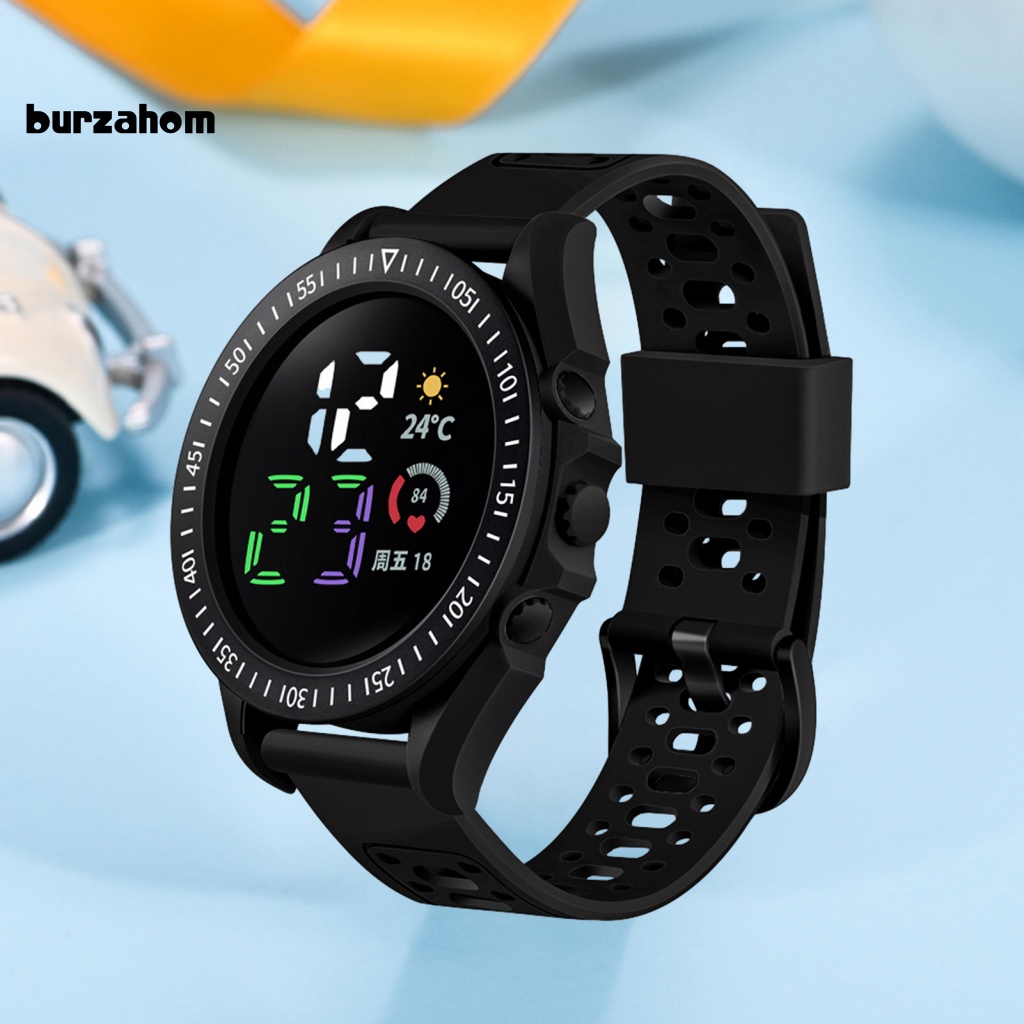 Đồng Hồ Điện Tử Màn Hình LED Dây Silicone Chống Nước Thoải Mái Cho Bé