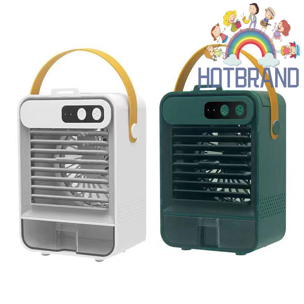 Quạt Mini Làm Mát Phun Sương Tạo Độ Ẩm 3 Tốc Độ Ít Ồn 1200mah