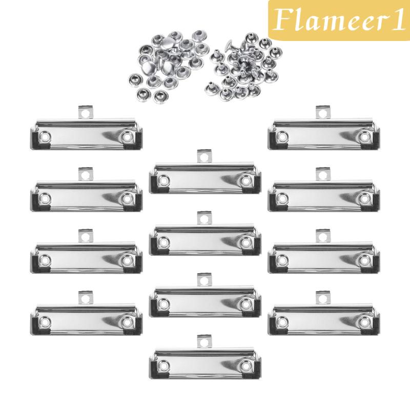 Set 12 Giá Đỡ Bảng Kẹp Bằng Sắt Và Cao Su 3.94 "Tiện Dụng Cho Trường Học / Văn Phòng