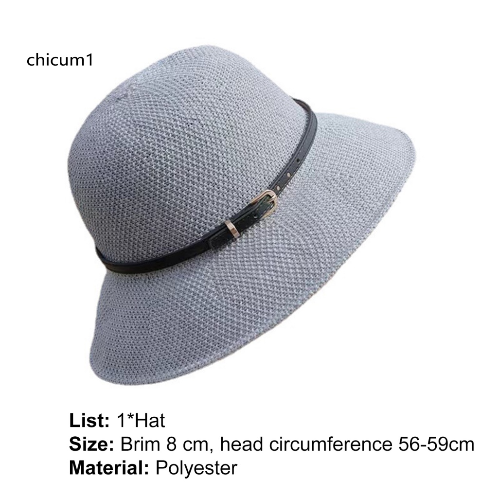 Nón Tai Bèo Vành Tròn Chống Nắng Thoáng Khí Thoải Mái Thời Trang Đường Phố