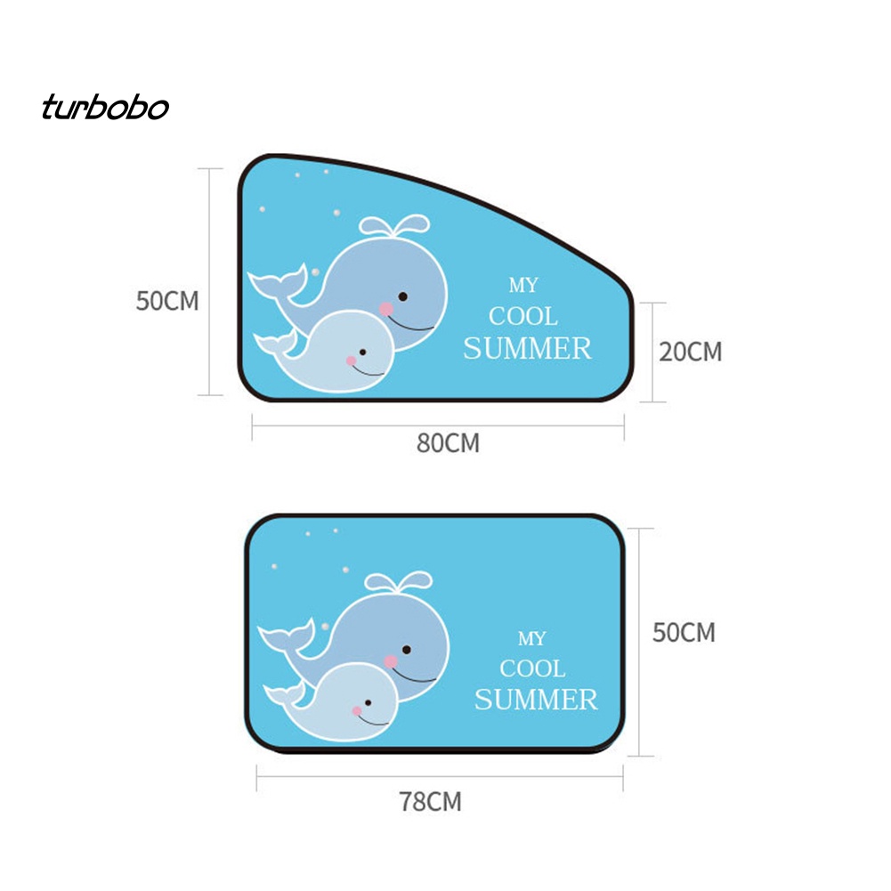 Rèm Che Nắng Từ Tính In Họa Tiết Hoạt Hình Gắn Cửa Sổ Xe Hơi