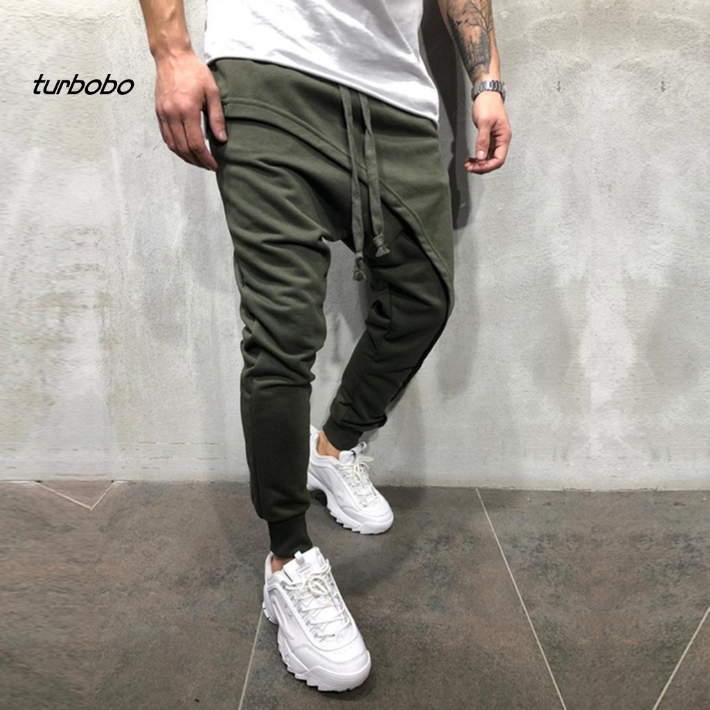 Quần Baggy Hai Lớp Màu Trơn Phong Cách Hip Hop Đường Phố Cho Nam