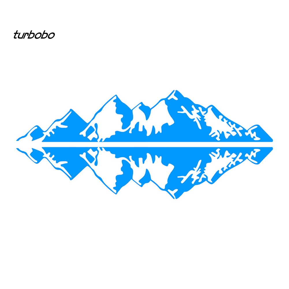 Đề Can PVC Dán Trang Trí Thân / Cửa Xe Hơi / Xe Tải Hình Núi turbobo