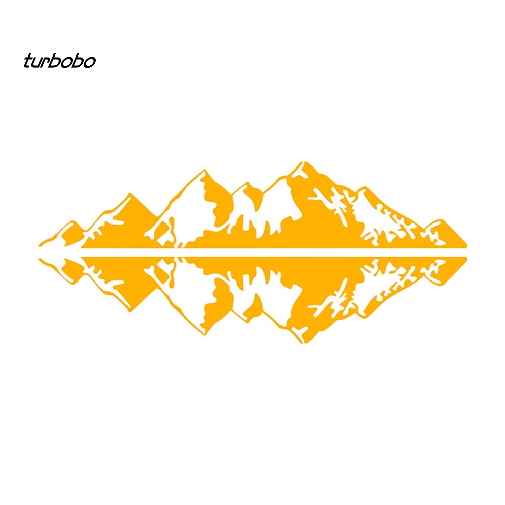 Đề Can PVC Dán Trang Trí Thân / Cửa Xe Hơi / Xe Tải Hình Núi turbobo