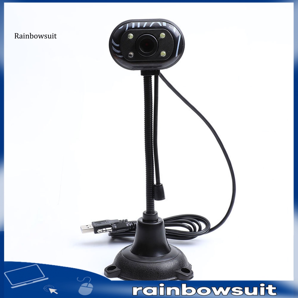 Webcam Usb 20 Có Micro Hỗ Trợ Tầm Nhìn Ban Đêm Cho Laptop / PC