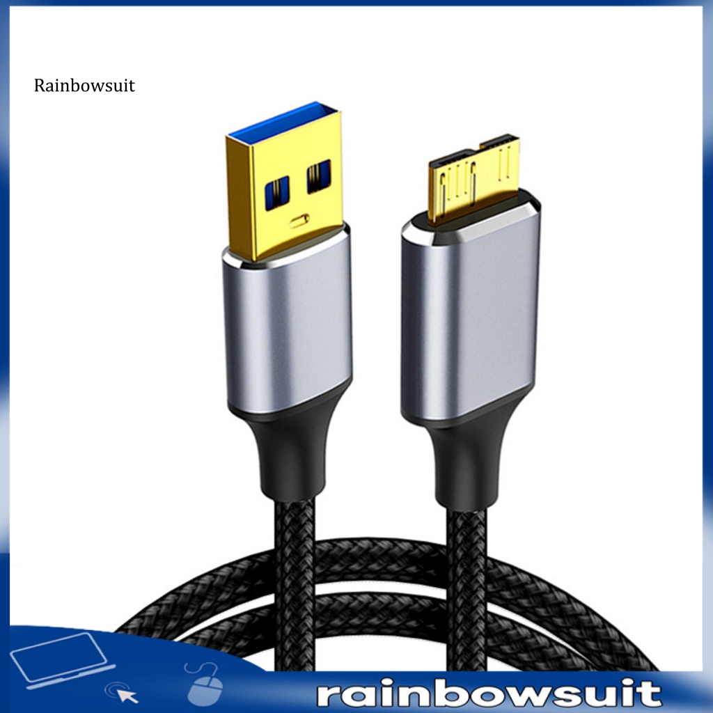 Dây Cáp Sạc Ổ Cứng 5Gbps Hai Đầu Tốc Độ Cao USB30 Sang Micro B Chống Nhiễm Trùng