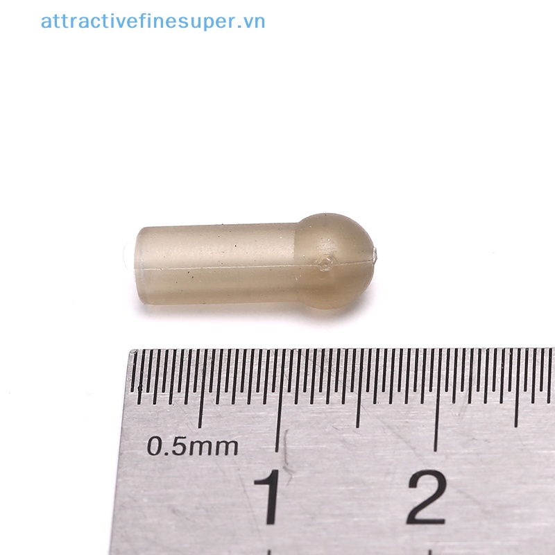 Afs Set 20 Hạt Xỏ Lỗ Đầu Tròn Phụ Kiện Câu Cá / Trực Thăng / Chạy Bộ