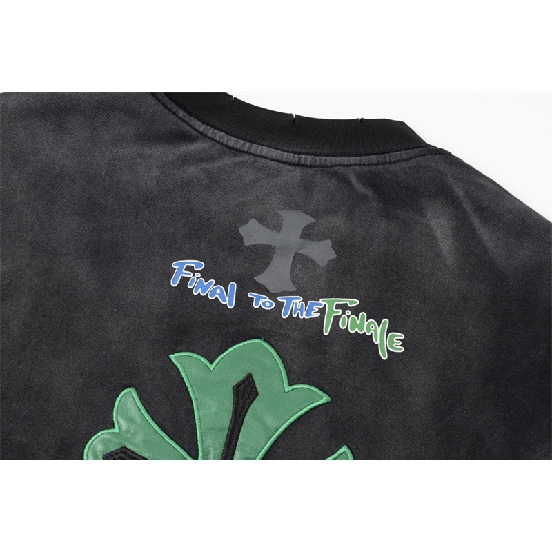 Áo Thun Tay Ngắn Họa Tiết Thêu Chữ Thập Thời Trang Xu Hướng Cho Nữ Jr7Tujr