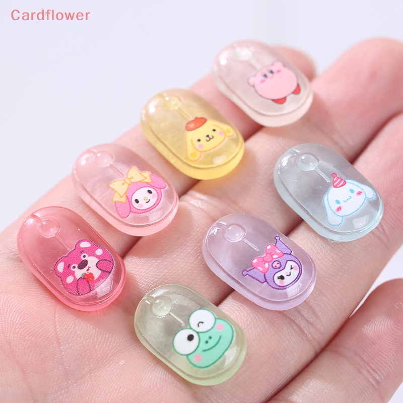 2 Phụ Kiện Trang Trí Điện Thoại Hình Phong Cảnh Mini Màu Dạ Quang DIY Mới