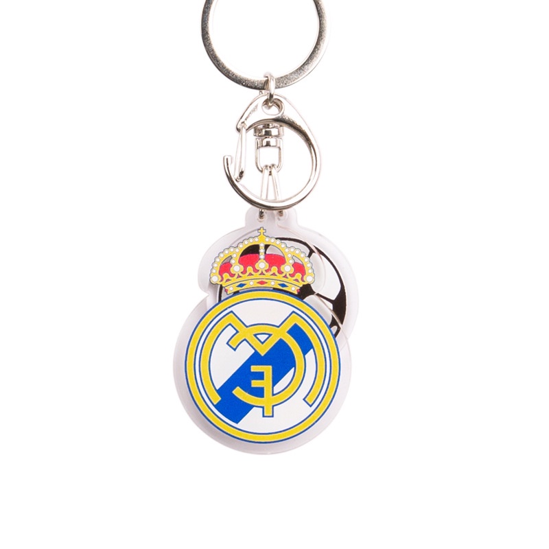 Móc Khóa Logo Câu Lạc Bộ Bóng Đá Manchester City Real Madrid Chelsea