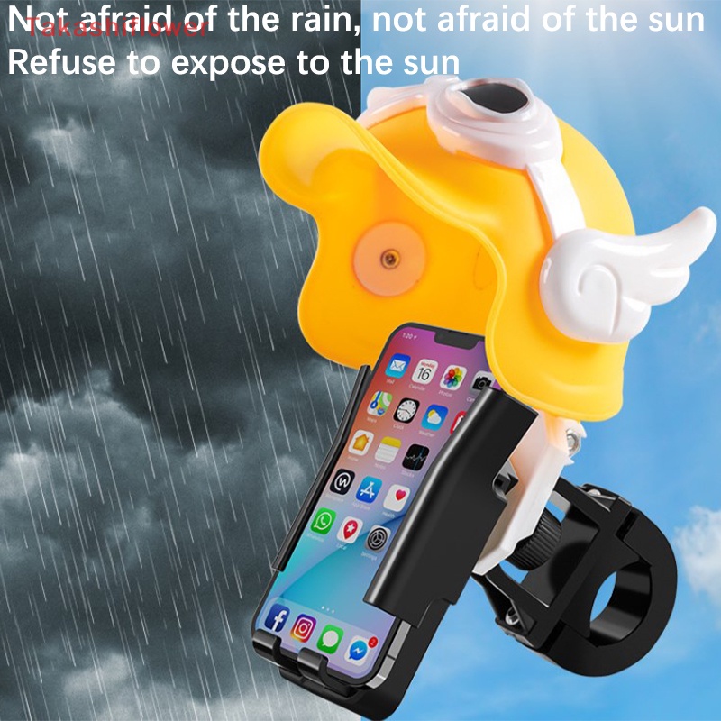 Giá Đỡ Điện Thoại Gắn Xe Đạp / Mũ Bảo Hiểm Chống Thấm Nước Tiện Dụng