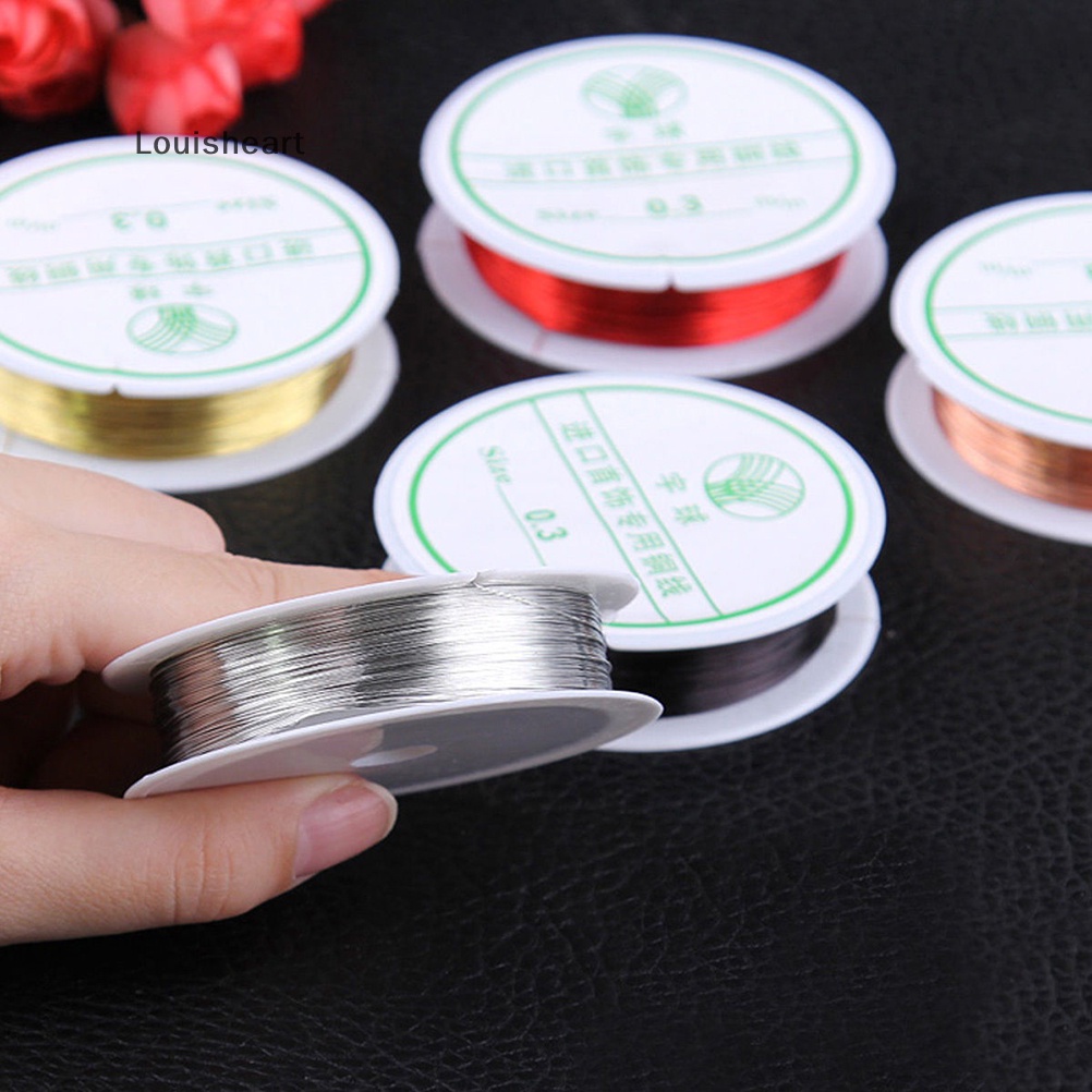 Hạt Xâu Chuỗi Làm Trang Sức Mạ Đồng 0.3 / 0.4 / 0.6 / 0.8mm
