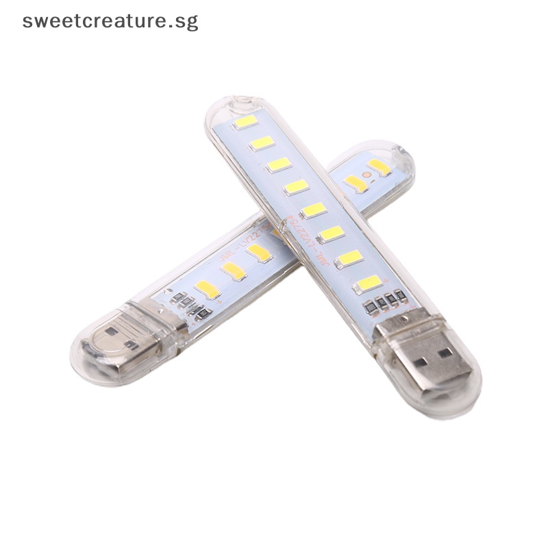 Đèn LED Đọc Sách 8 Bóng SMD 5V Ánh Sáng Trắng Ấm Kết Nối USB