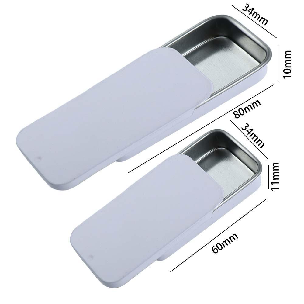 Hchc Hộp Thiếc mini Đựng Xà Phòng / Nước Hoa Rỗng Nhiều Kích Cỡ Tiện Dụng Ốp