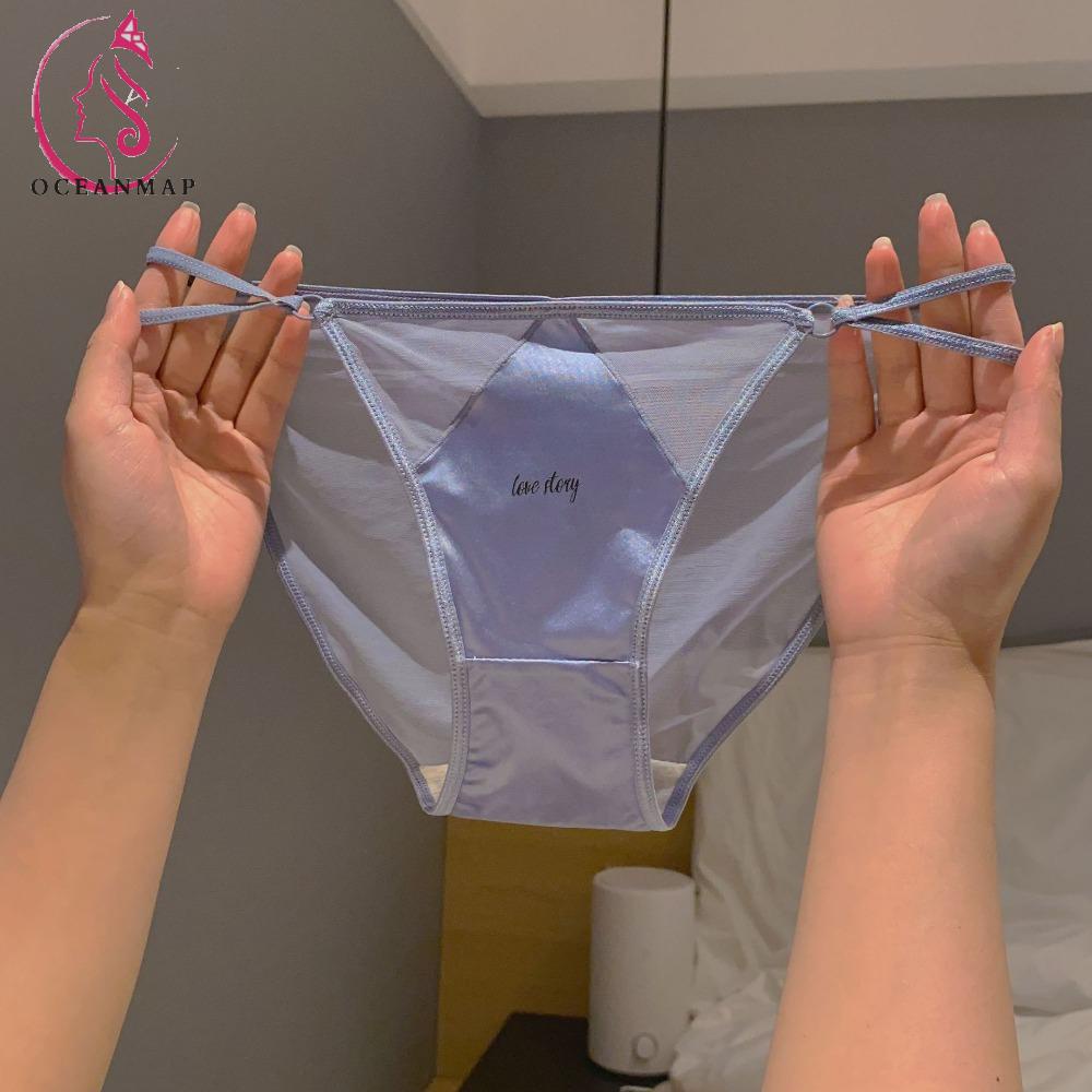 OCEANMAP Quần Lót Ren Lưới Thoáng Khí Thân Thiện Với Làn Da