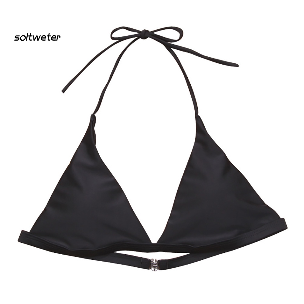 Áo Ngực Thể Thao Hình Tam Giác Có Mút Đệm Màu Sắc Thời Trang Cho Nữ