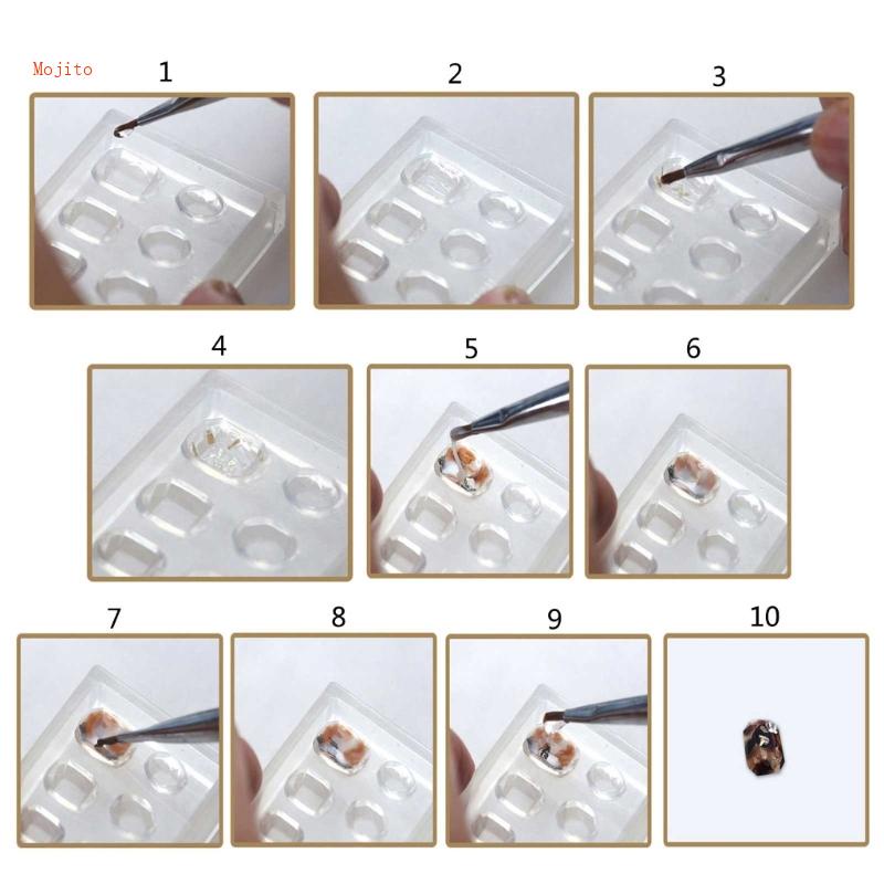 Set 15 Khuôn Làm Trang Trí Móng Tay 3D Chuyên Dụng