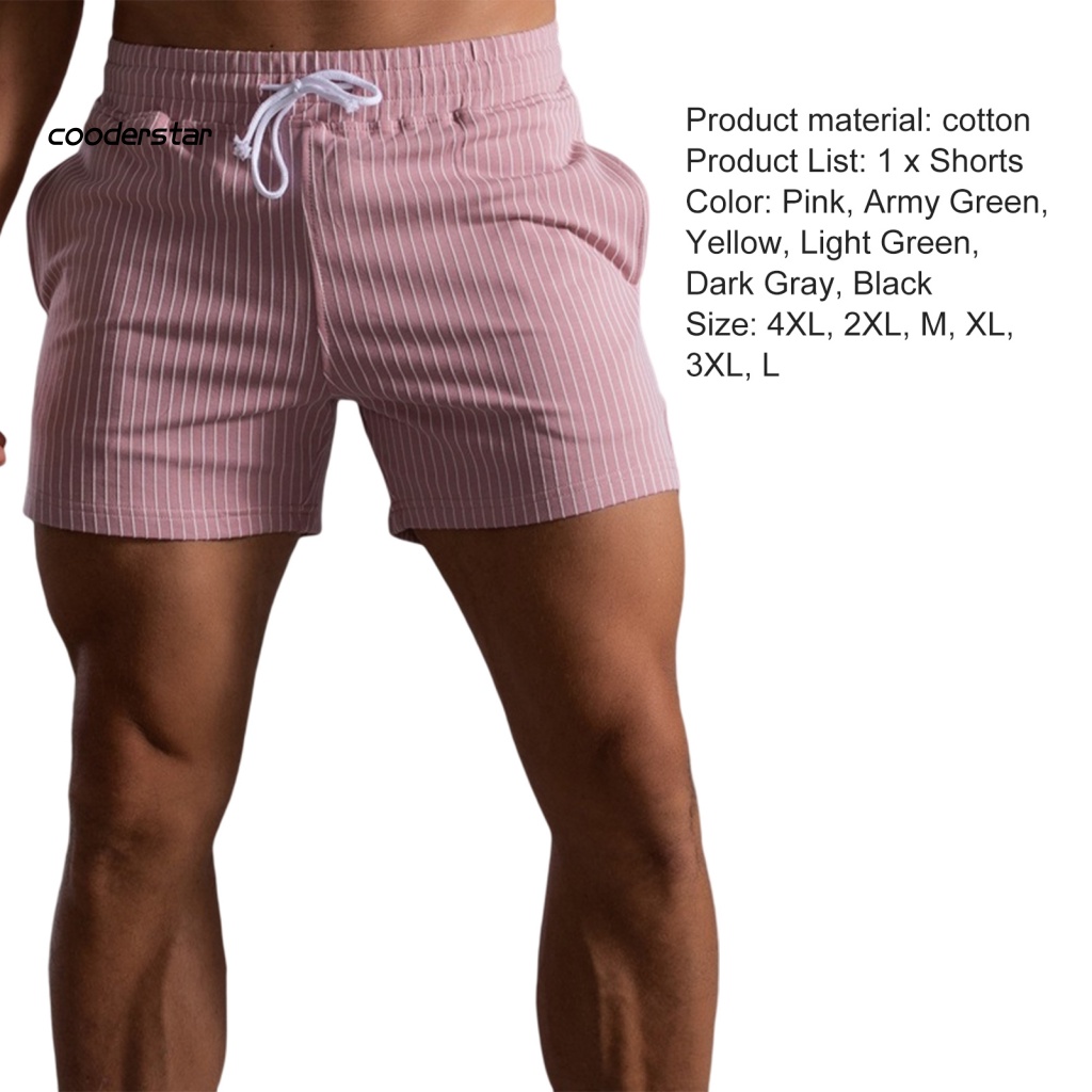 Quần Short Lưng Thun Dây Rút Co Giãn Phối Túi Phong Cách Thể Thao Thời Trang Mùa Hè Cho Nam