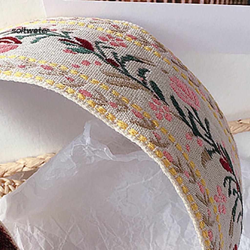 Băng Đô Cài Tóc Thêu Hoa Phong Cách Bohemian Thời Trang Cho Nữ