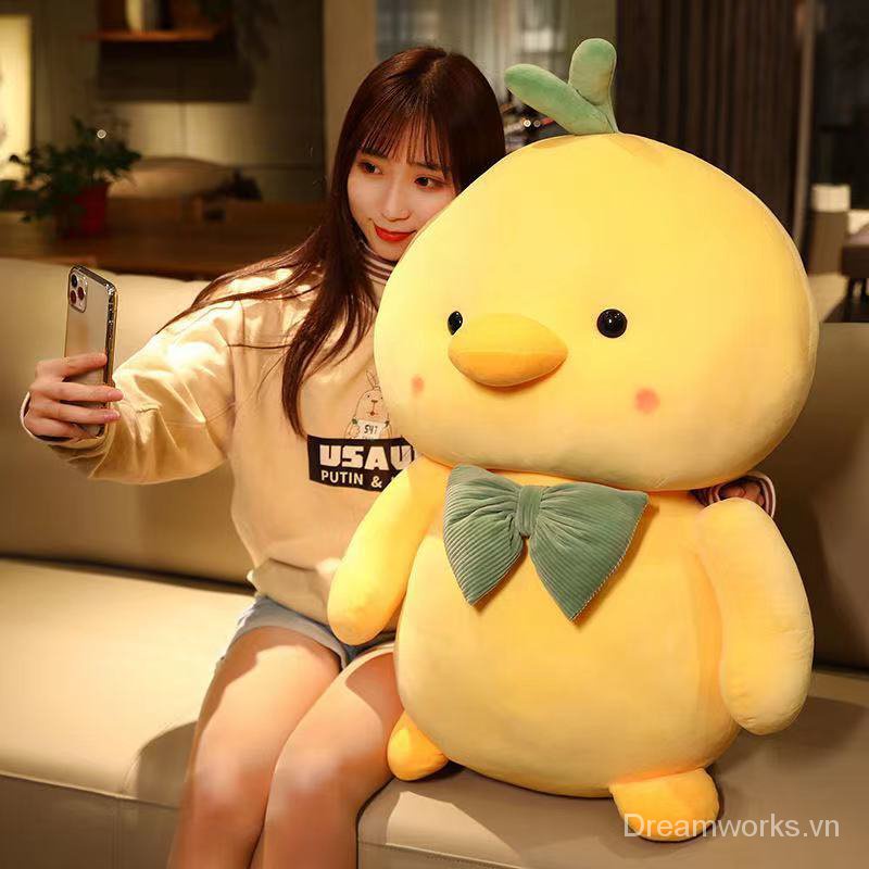 Thú Nhồi Bông Hình Gà Con Dễ Thương Cho Bé