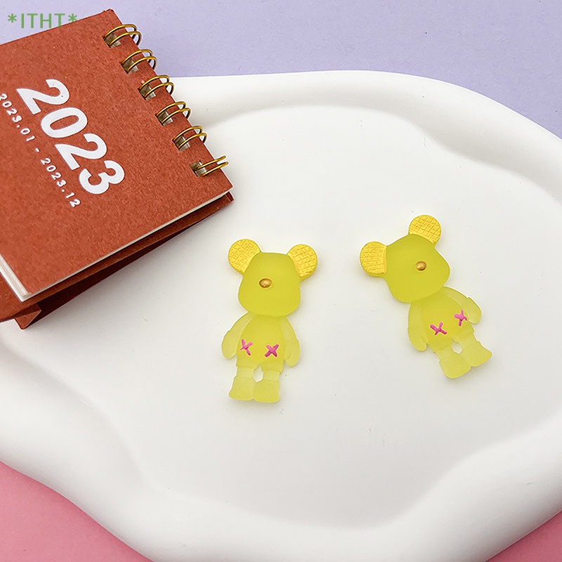 Set 10 Gấu Bông Phát Quang Trang Trí Nhà Búp Bê / Xe Hơi / Sân Vườn DIY Mới