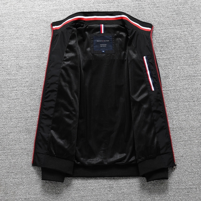 Áo Khoác Tommyhilfiger 100% Thoáng Khí Phong Cách Vintage Cho Nam