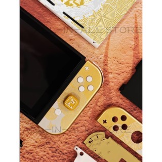 Limited Edition DIY Replacement Housing Console Shell Gold Joycon Case Full button Faceplate cho Nintendo Switch NS Phụ kiện