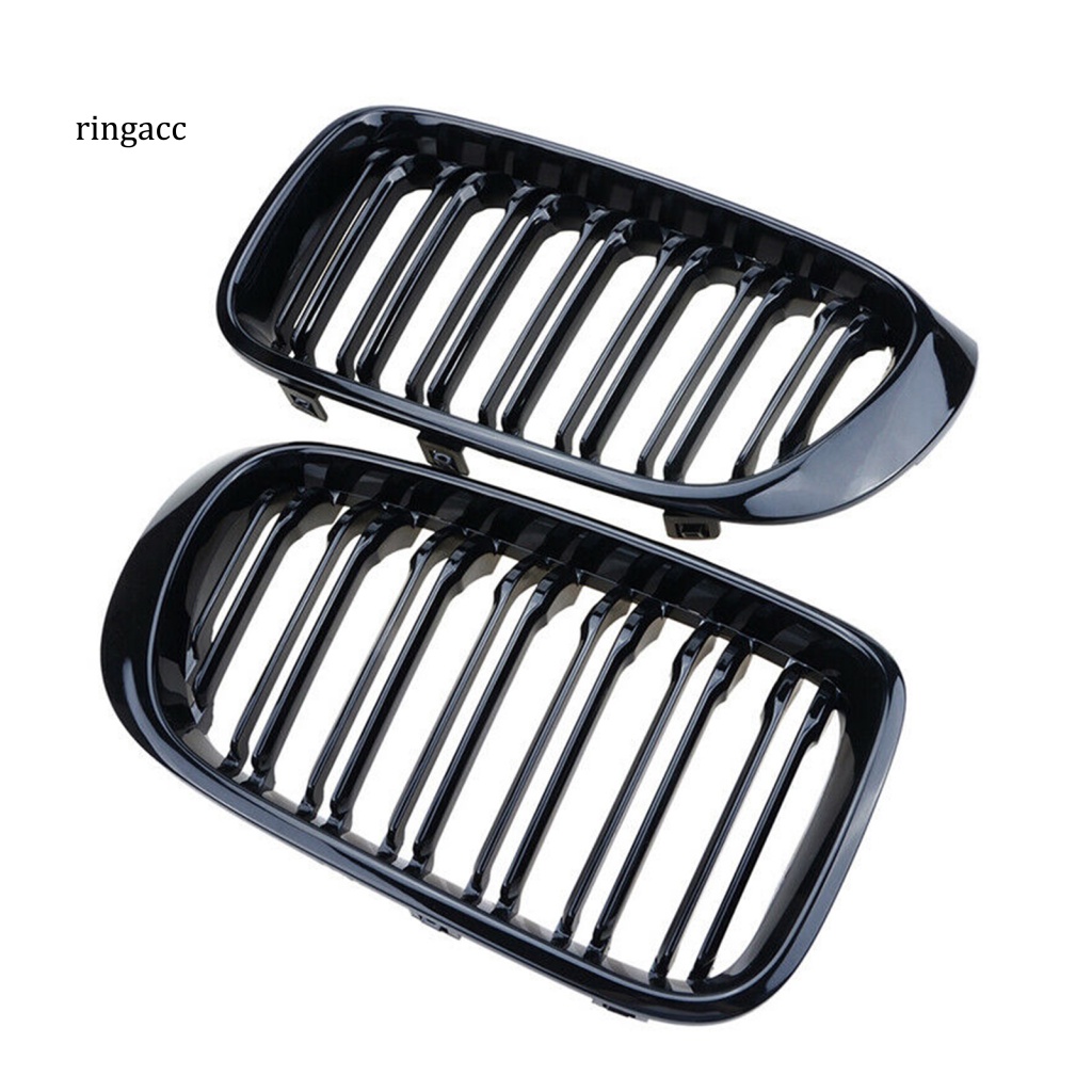 1 CặP LướI TảN NhiệT MàU Đen GắN Mui Xe RGA 51117338571 51117338572 51137367422 Khung Lưới Tản Nhiệt Cho Xe Ô Tô BMW X3 X4 Series F25 F26 14-16