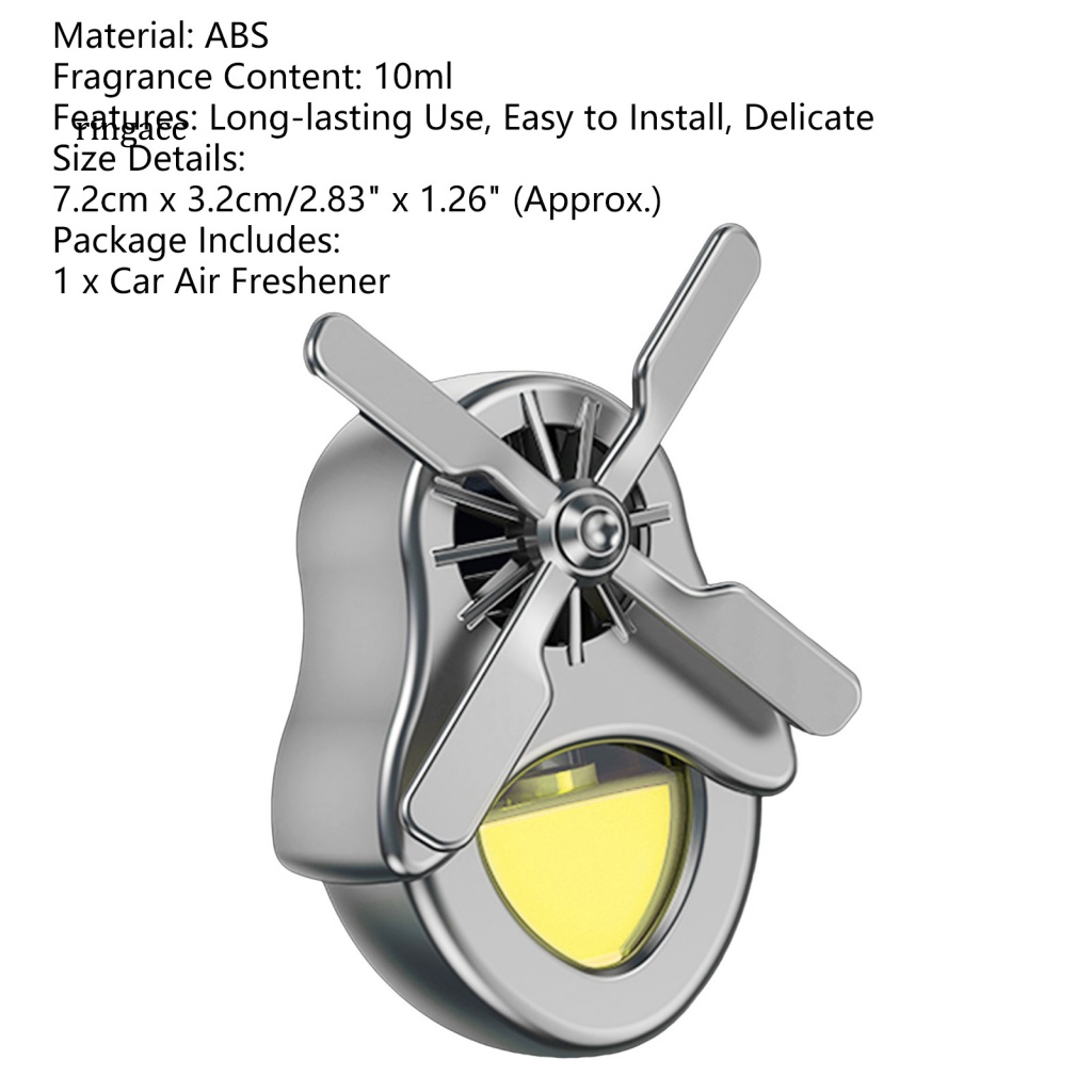 Nước Hoa RGA 10ml Hình Bốn Lá Gắn Máy Điều Hòa Xe Hơi
