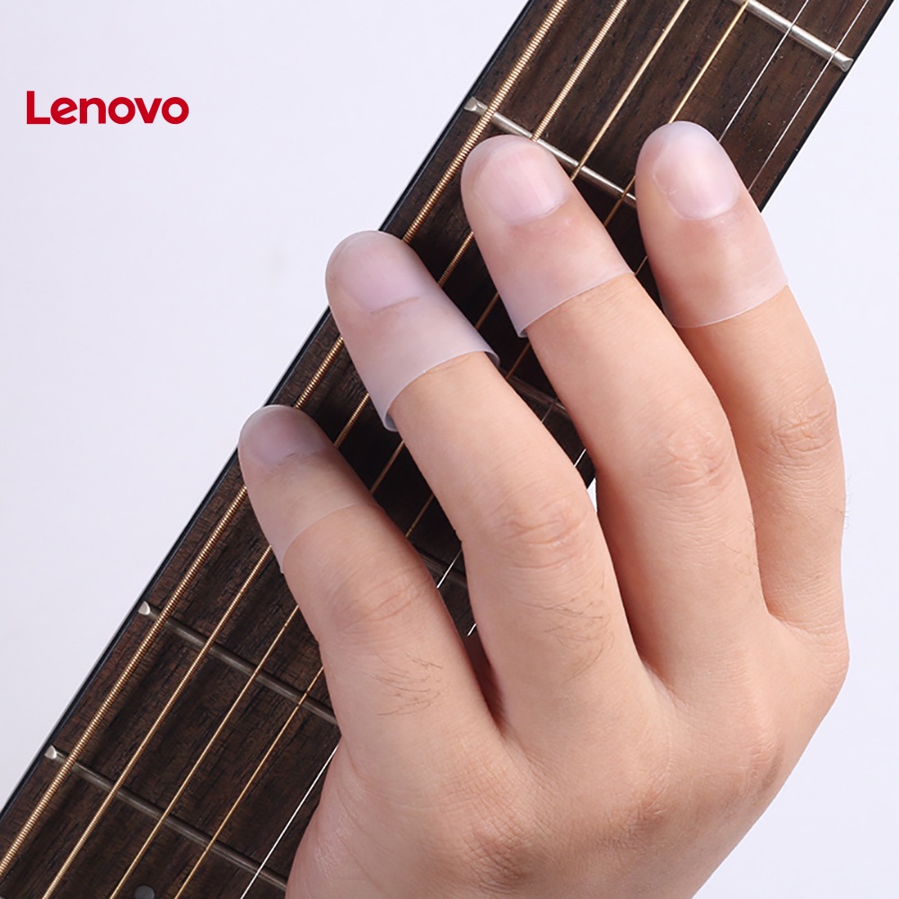 Bộ 4 Vỏ Bọc Bảo Vệ Ngón Tay Trái Bằng Silicon Siêu Mỏng Tiện Dụng Khi Chơi