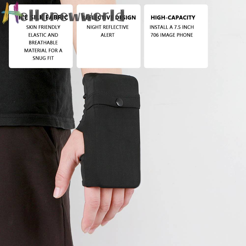 Túi Đựng Điện Thoại Đeo Cánh Tay Co Giãn Thoáng Khí Chống Trộm