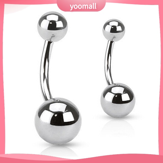 Khuyên Rốn Dạng Thanh Tạ Bằng Thép Không Gỉ