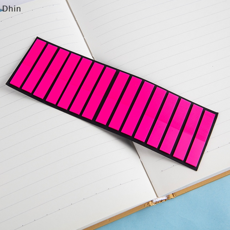 [Dhin] 300Pcs Extremely Fine Color Stickers Transparent Fluorescent Index Tabs Flags Sticky Note Stationery Children Gifts School Office Supplies COD