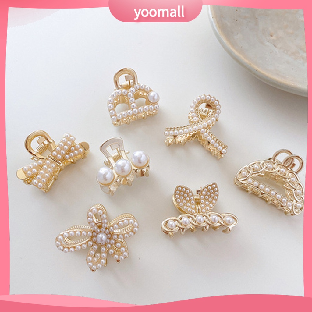 Kẹp Tóc Đính Ngọc Trai Giả Mini Xinh Xắn Thời Trang Cho Nữ