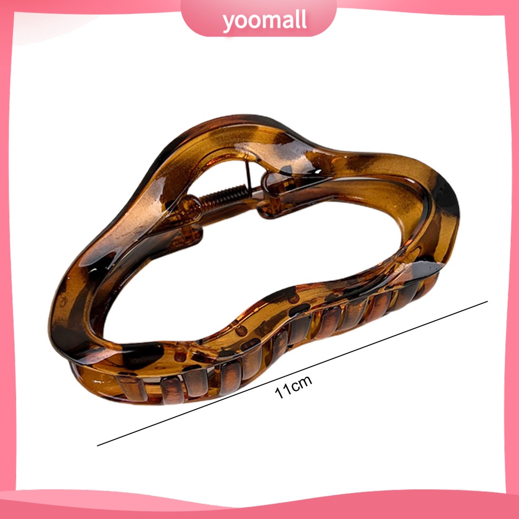 Kẹp Tóc Acrylic Chống Trượt Hình Đám Mây Thời Trang Cho Nữ