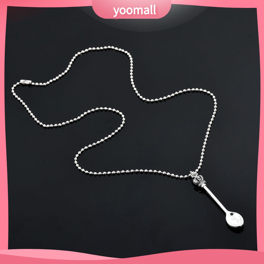 Vòng cổ Hợp Kim Mặt Hình Muỗng Trà / Vương Miện Mini Thời Trang Cho Nữ